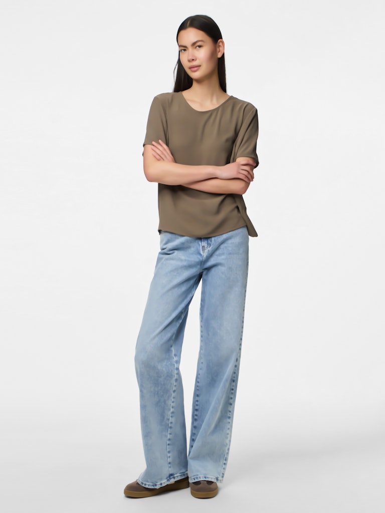 PCANNA SS O-NECK TOP Paita