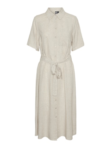 PCPIA2/4 MIDI SHIRT DRESSWVN NOOS Paitamekko