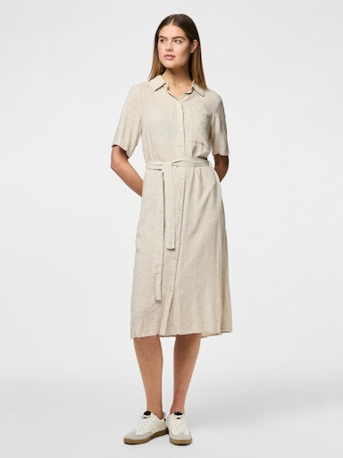 PCPIA2/4 MIDI SHIRT DRESSWVN NOOS Paitamekko