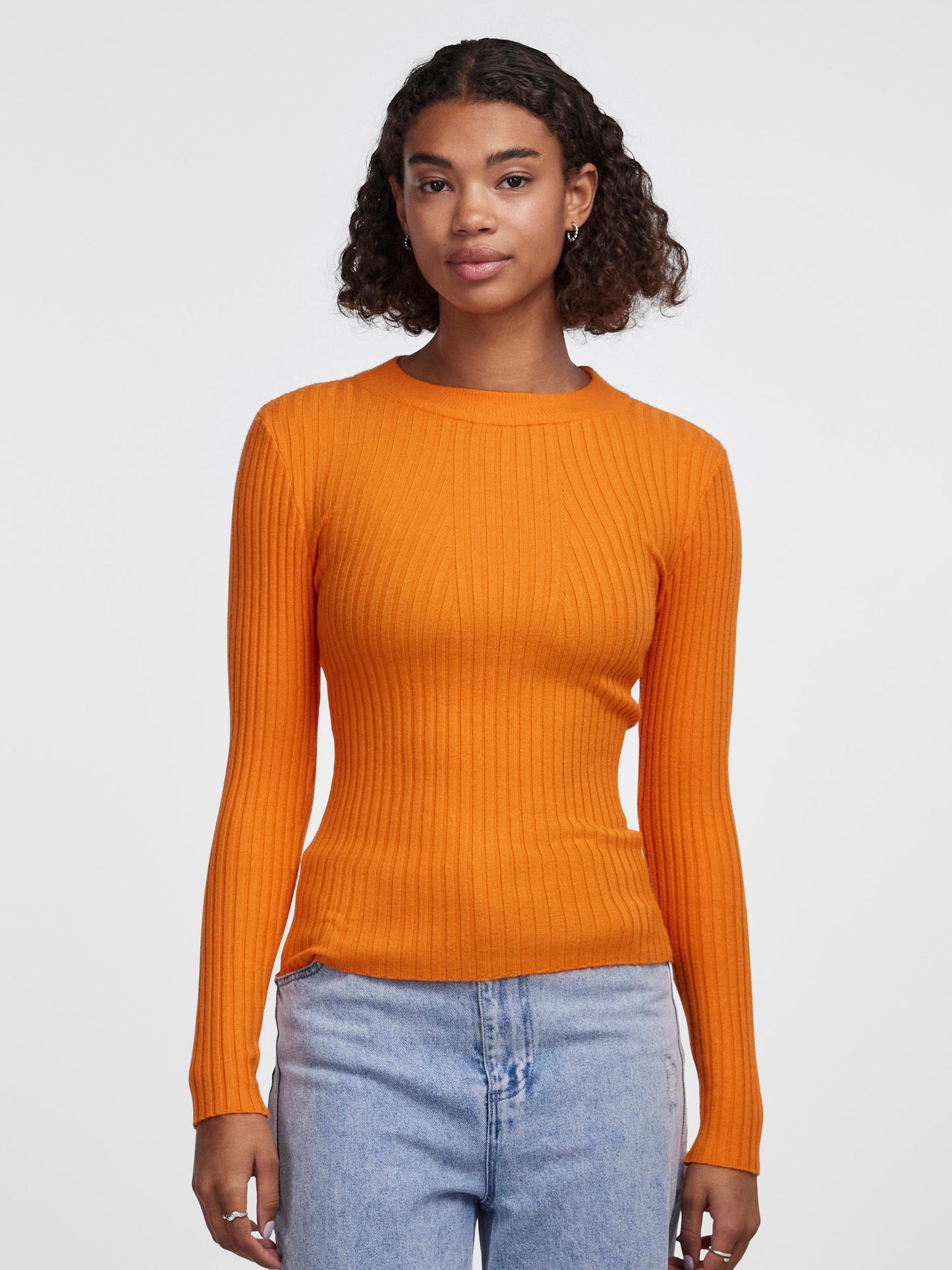 PCCRISTA LS O-NECK KNIT NOOS BC Neule