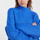 PCNELL LS HIGH NECK KNIT Neule