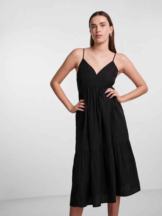 PCLONA MIDI SL STRAP DRESS KAC Mekko