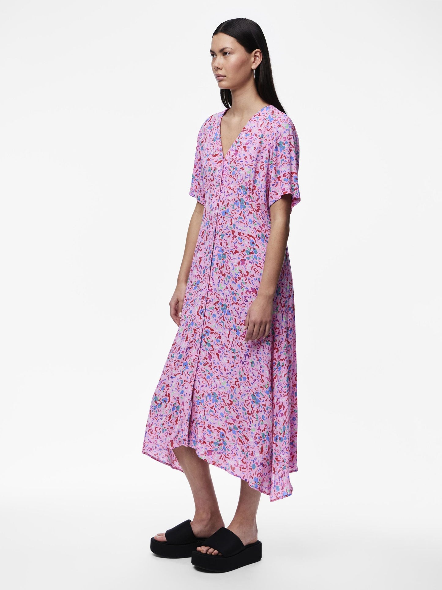 PCARINE SS MIDI DRESS BC Mekko