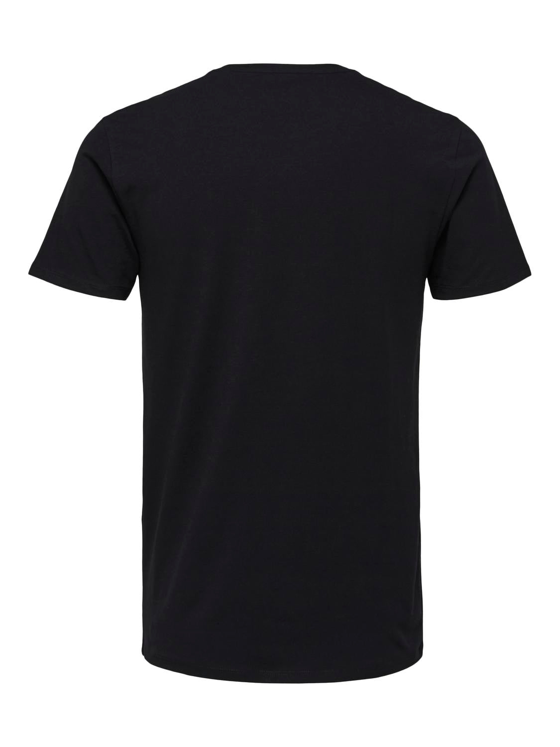 SLHNEWPIMA SS O-NECK TEE B T-paita