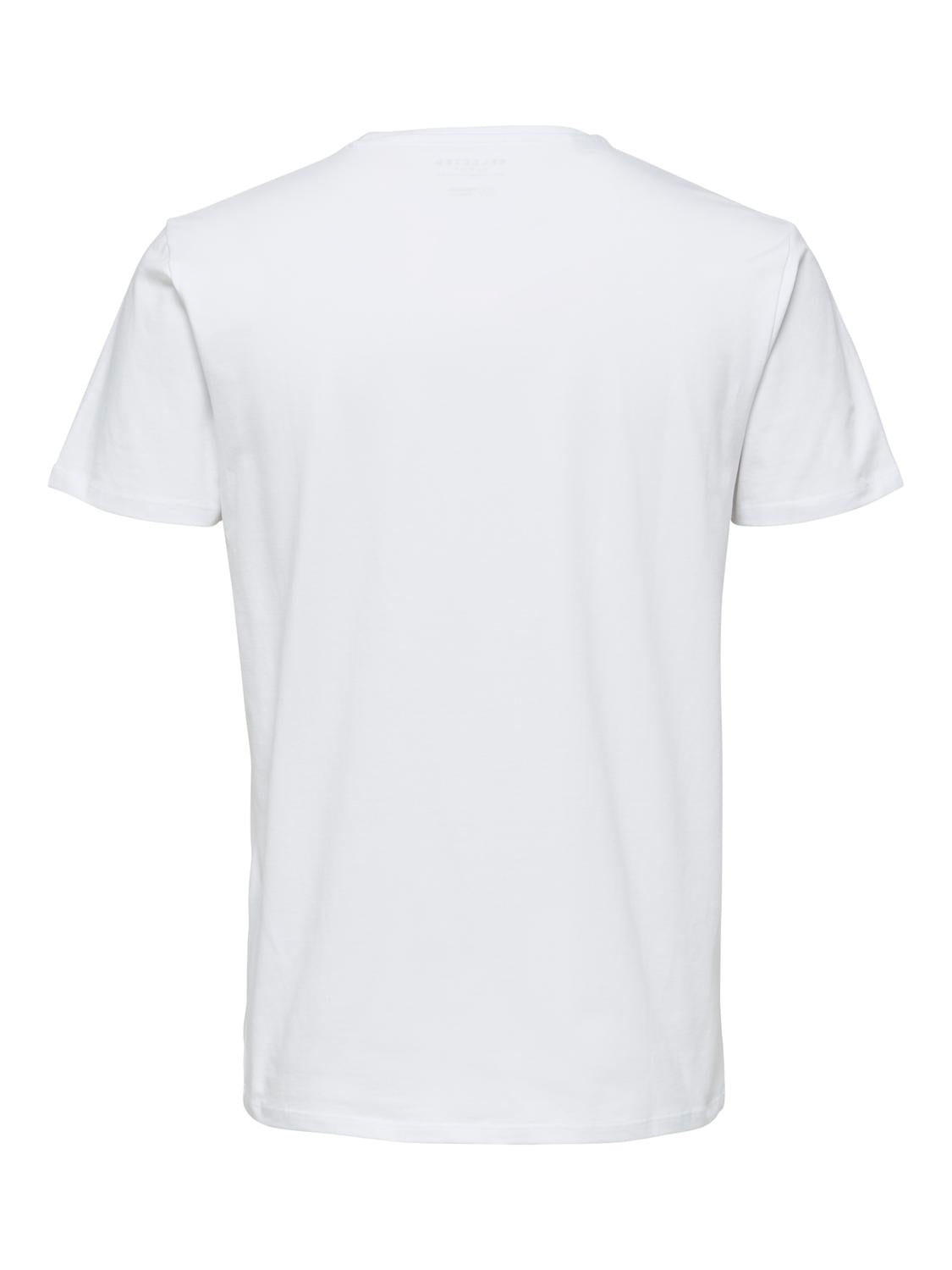 SLHNEWPIMA SS O-NECK TEE B T-paita