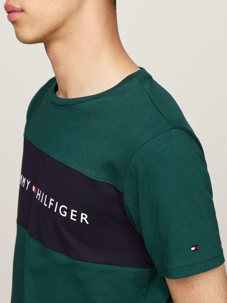 TOMMY HILFIGER SS T-SHIRT BLOCK LOGO T-Paita