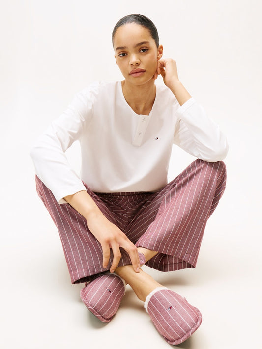 TJW GIFT LS TEE FLNL SET W.SLIPPERS Lahjasetti