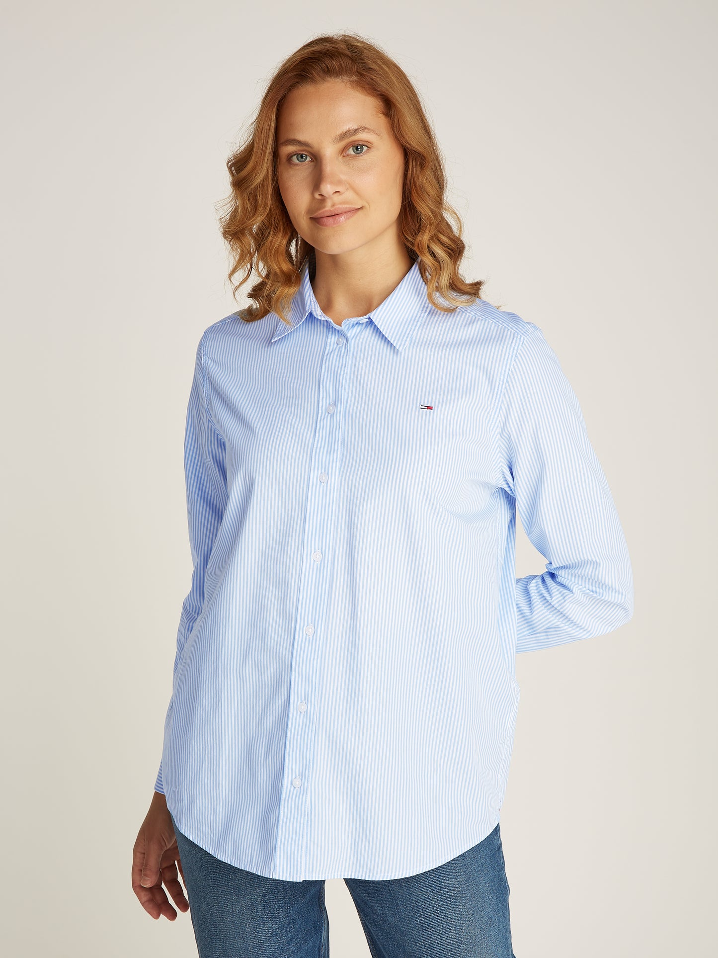 TJW RLX ESSENTIAL STRIPE SHIRT Kauluspaita