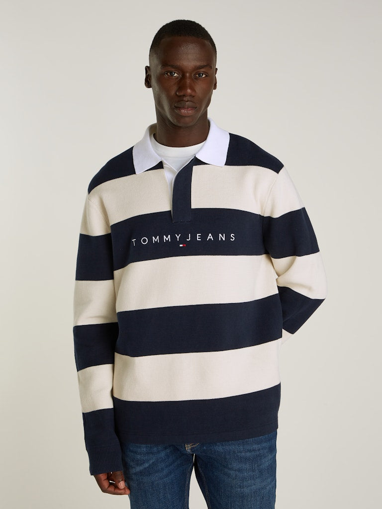 TJM REG CB STRIPED LINEAR RUGBY Neule