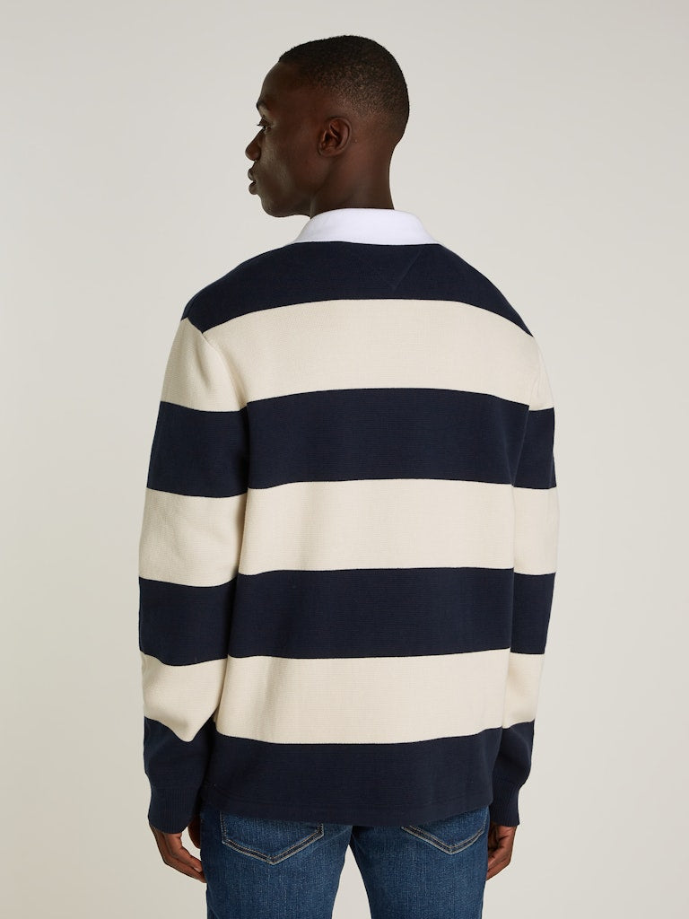TJM REG CB STRIPED LINEAR RUGBY Neule