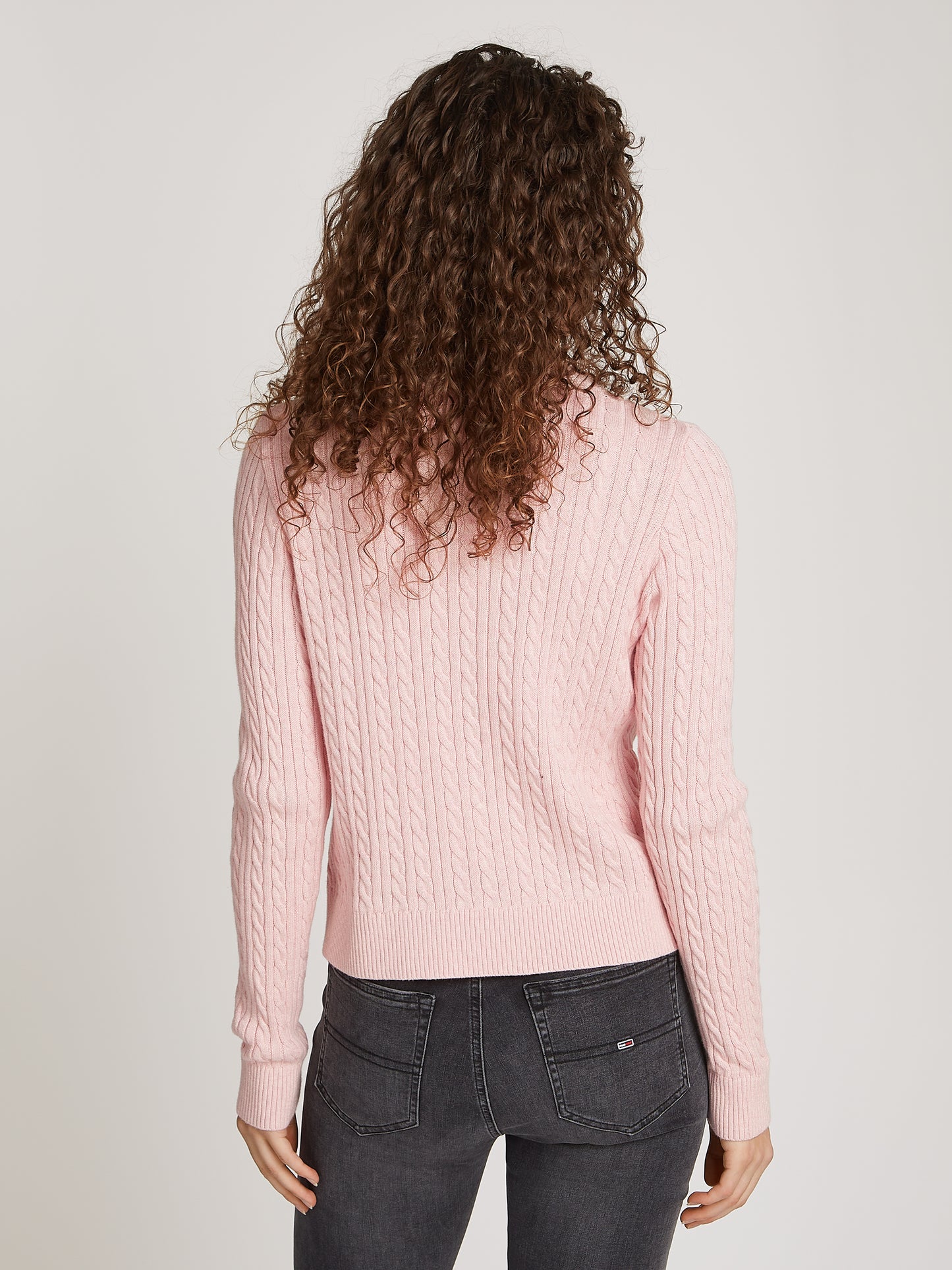 TJW CABLE ESSENTIAL SWEATER Neule