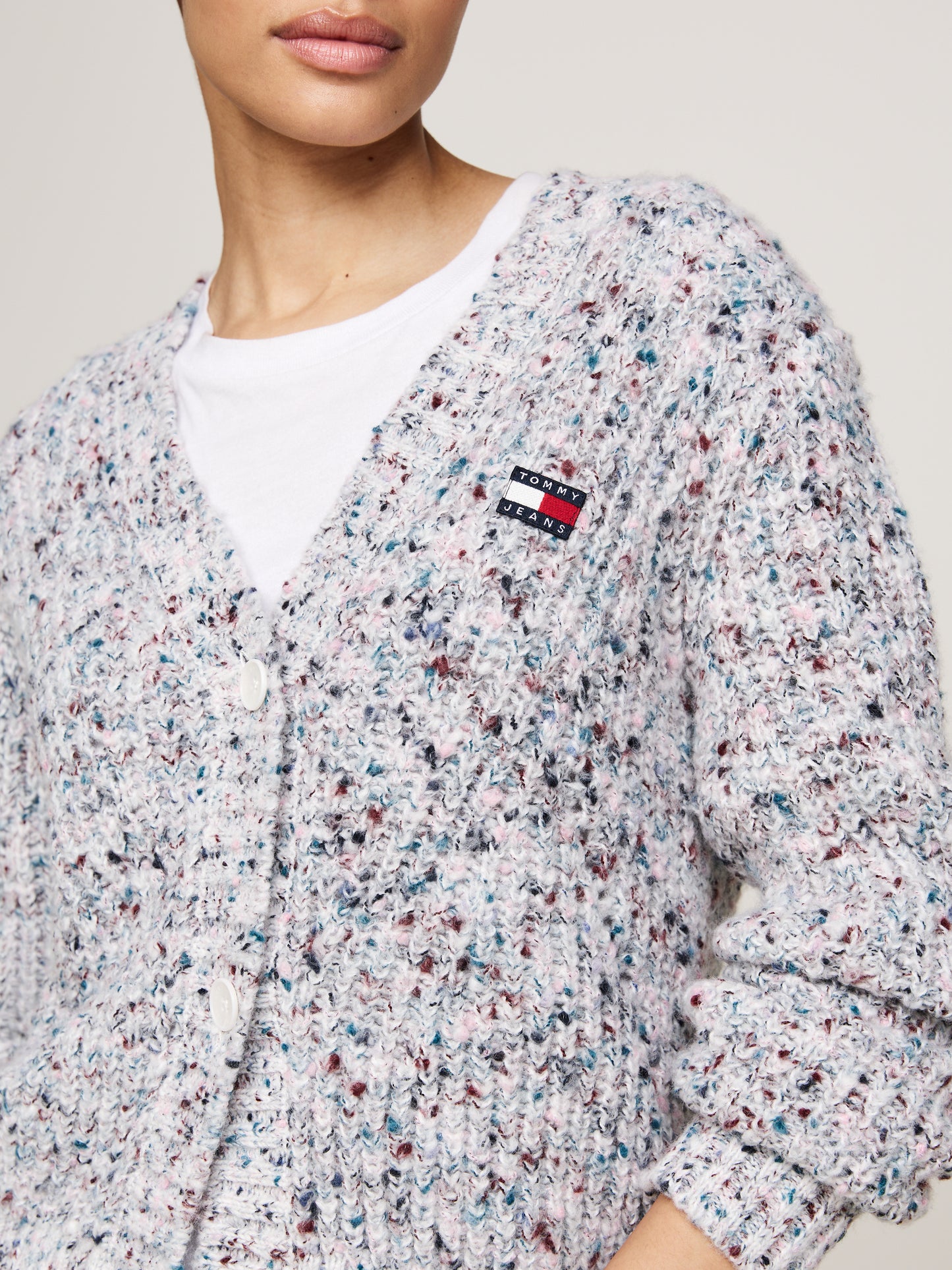 TJW MARLED YARN CARDIGAN Neuletakki