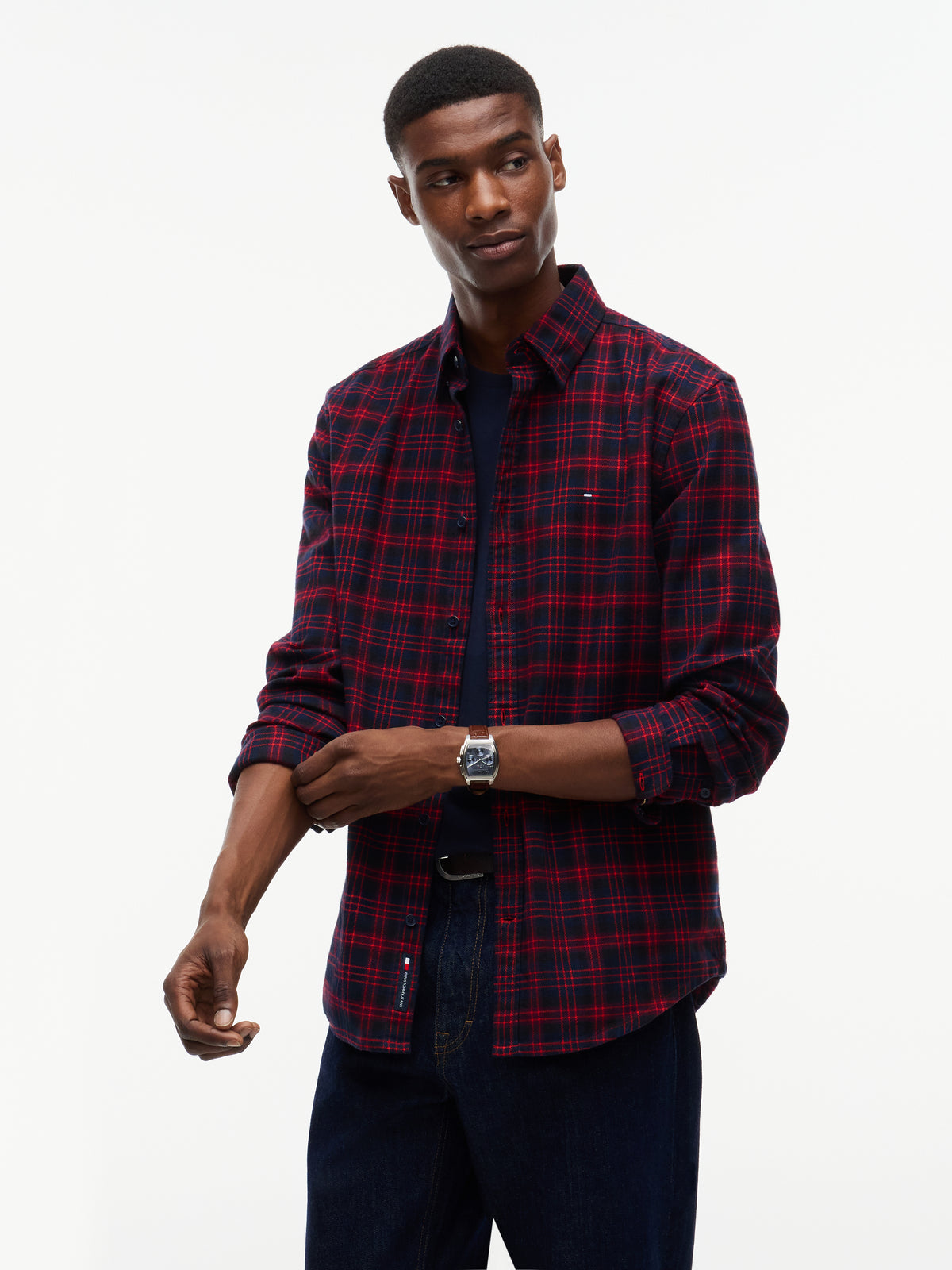 TJM REG FLANNEL CHECK SHIRT Kauluspaita