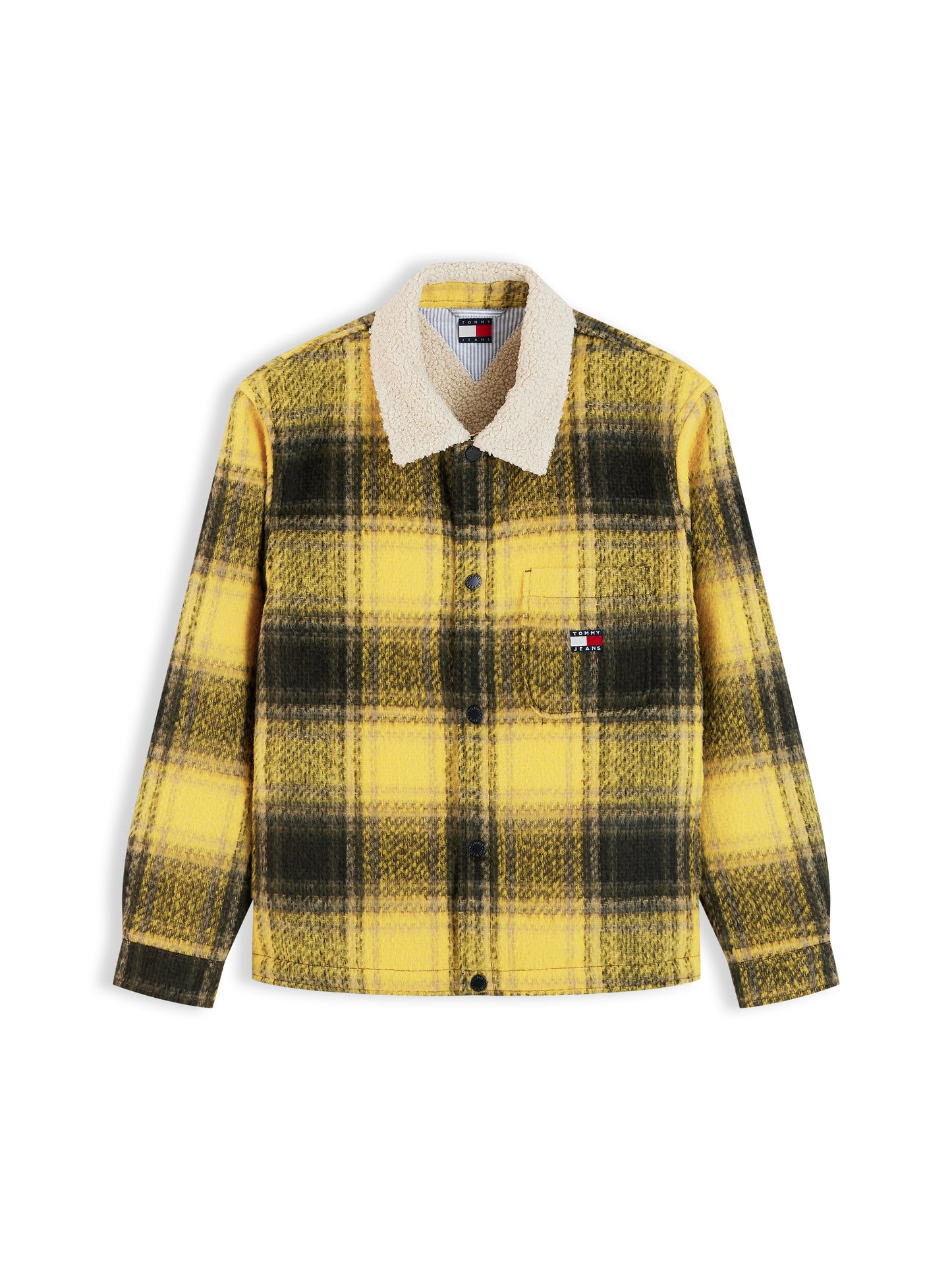 TJM TEDDY COLLAR BRUSHED SHACKET Takki