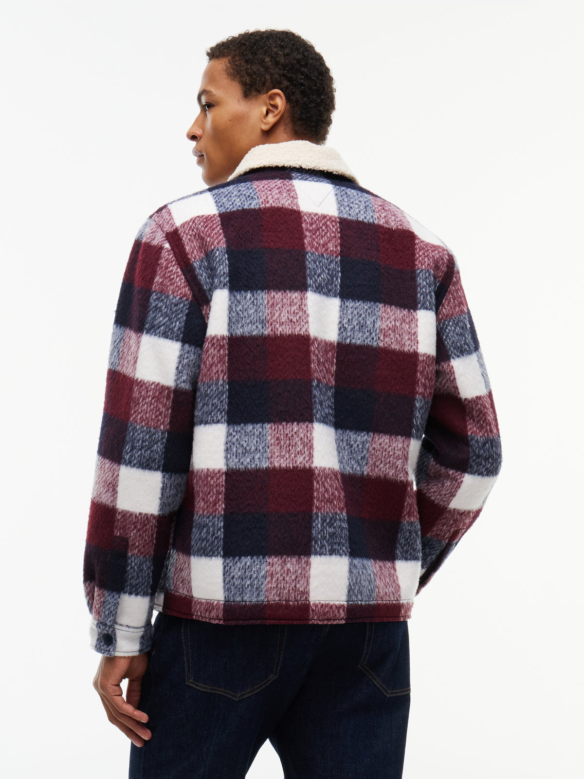 TJM TEDDY COLLAR BRUSHED SHACKET Takki