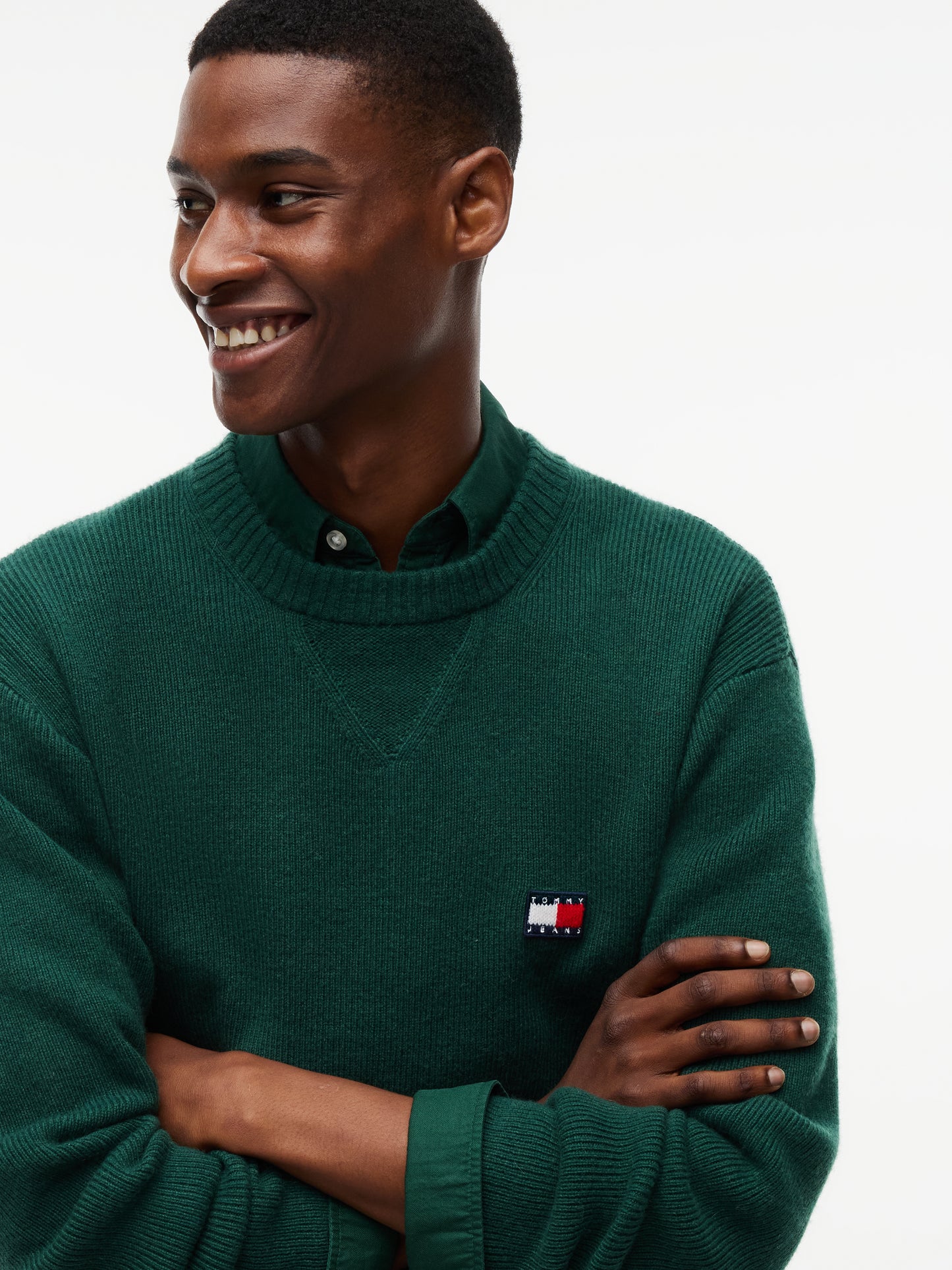 TJM REG WOOL MIX SWEATER Neule