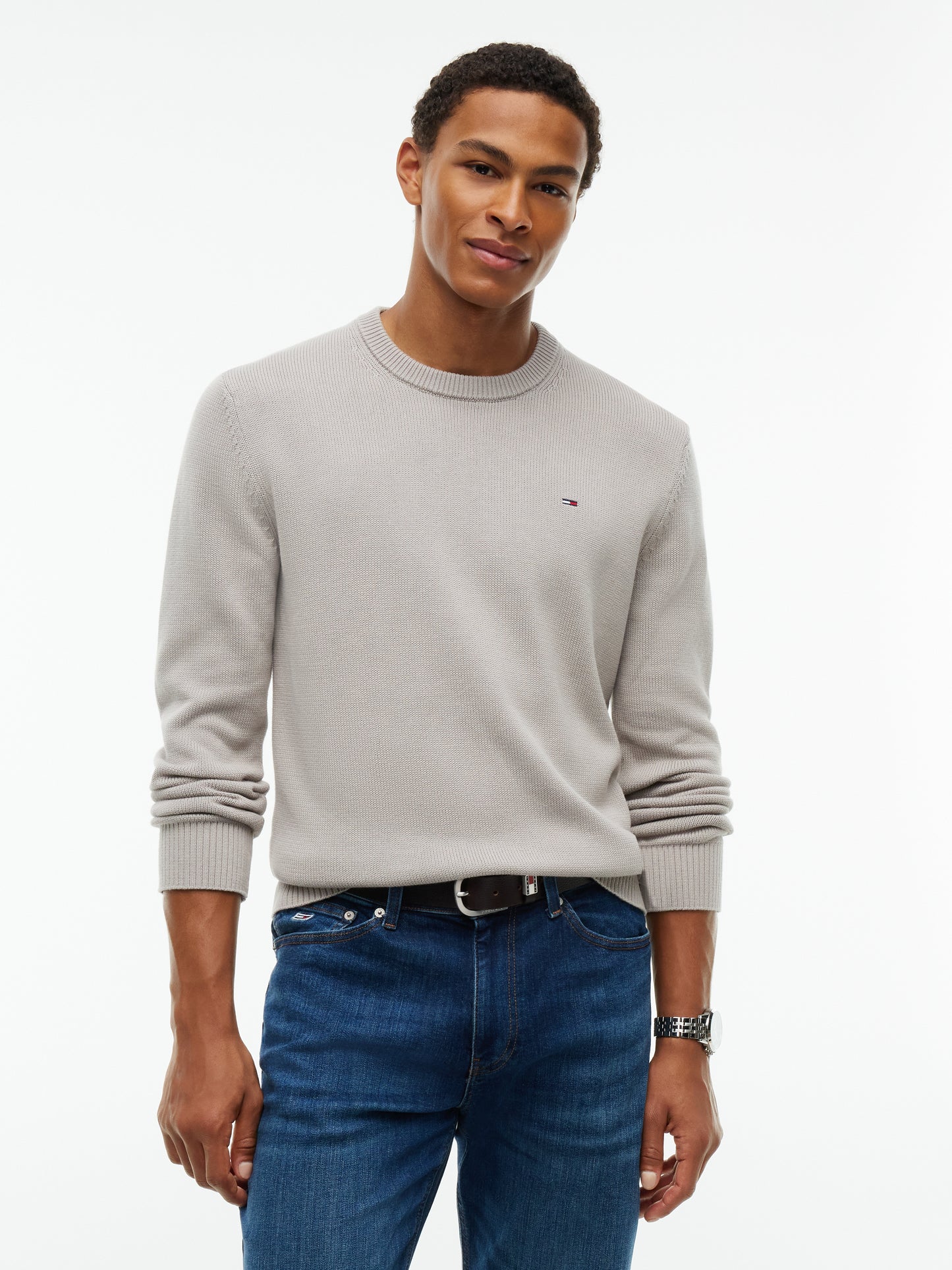 TJM SLIM ESS SWEATER Neule