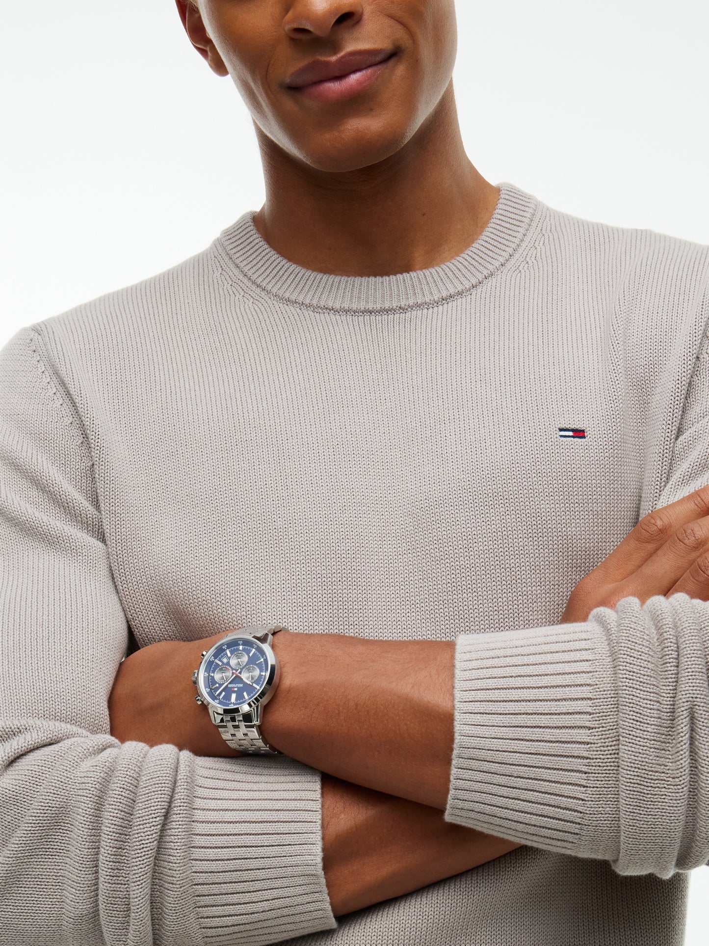 TJM SLIM ESS SWEATER Neule