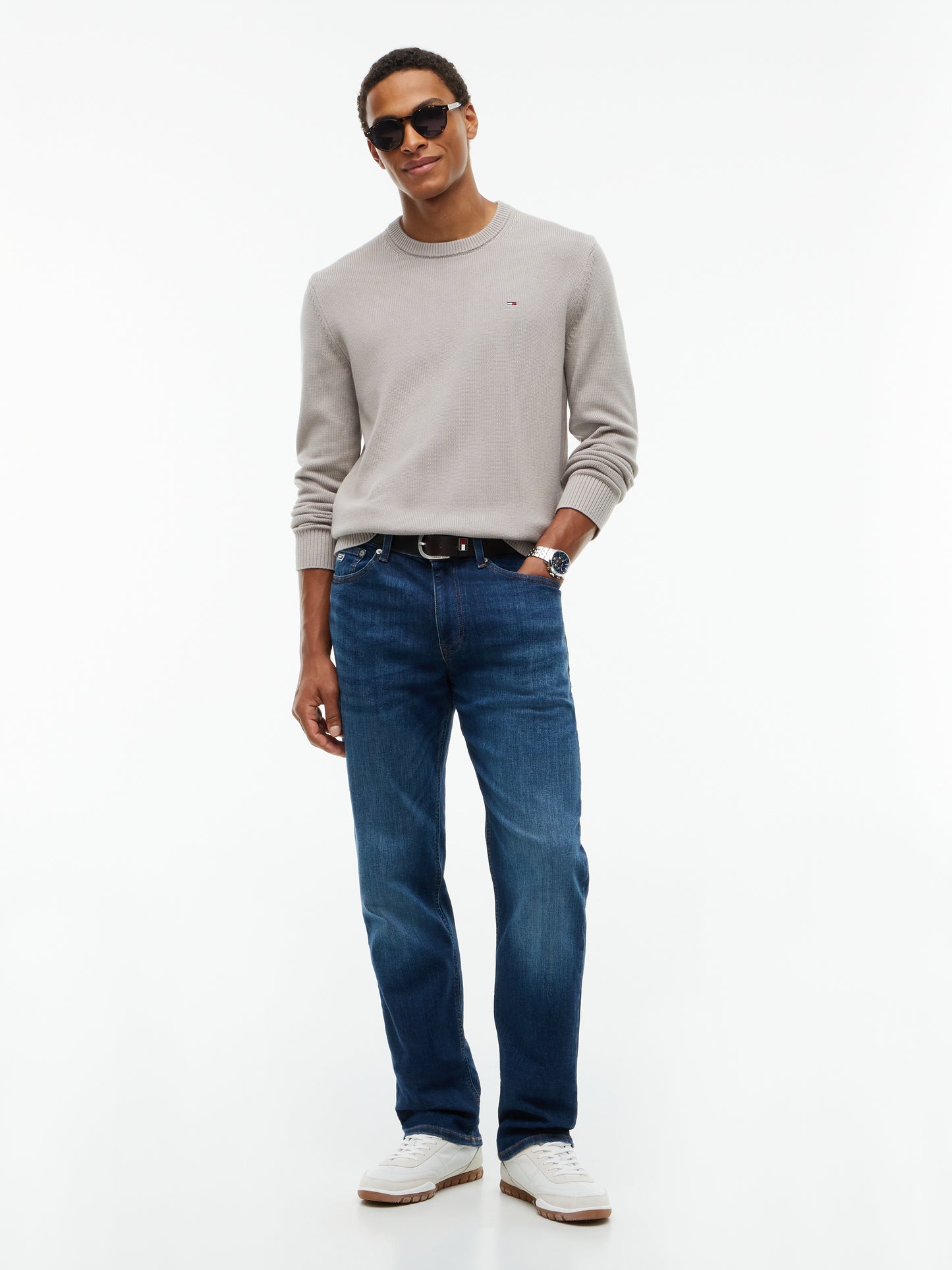TJM SLIM ESS SWEATER Neule