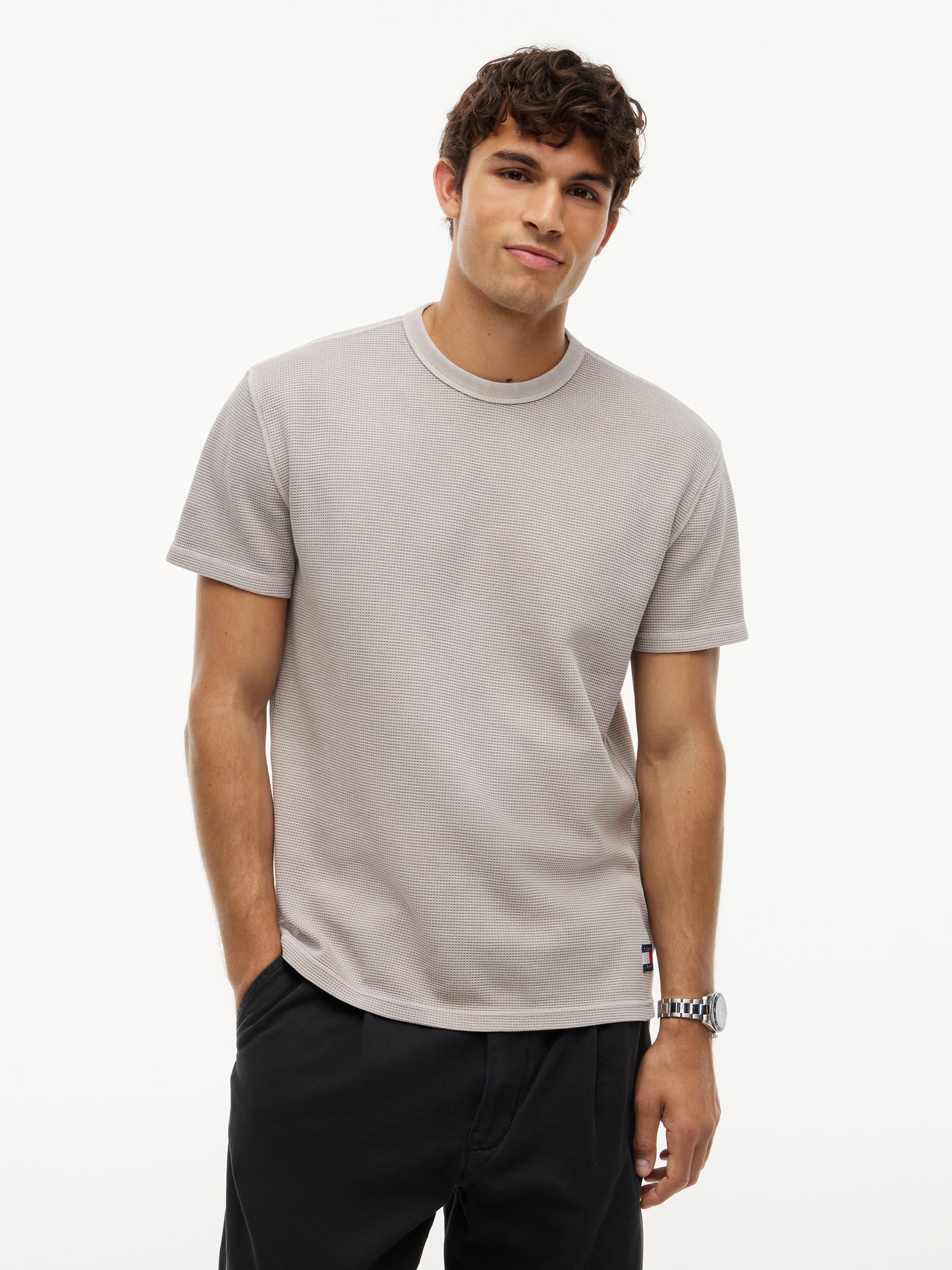 TJM REG WASHED WAFFLE TEE T-paita