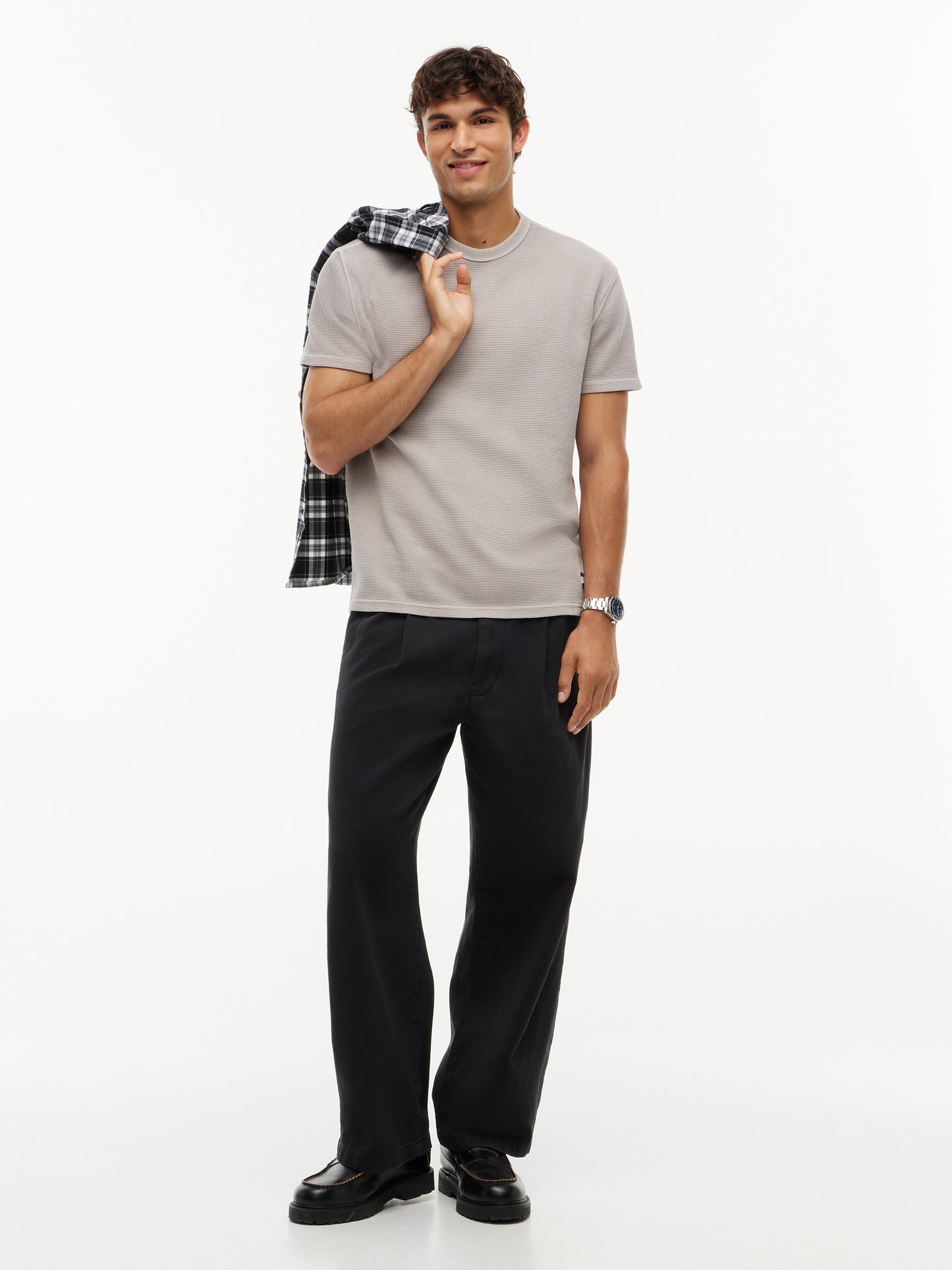 TJM REG WASHED WAFFLE TEE T-paita