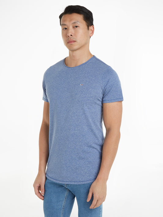 TJM XSLIM JASPE C NECK EXT T-paita