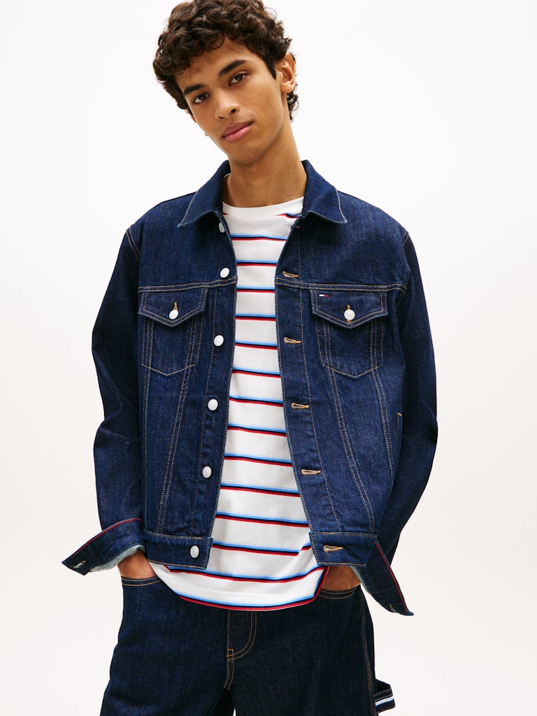 TJM RYAN REGULAR DENIM TRUCKER Farkkutakki