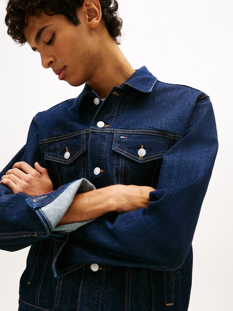 TJM RYAN REGULAR DENIM TRUCKER Farkkutakki