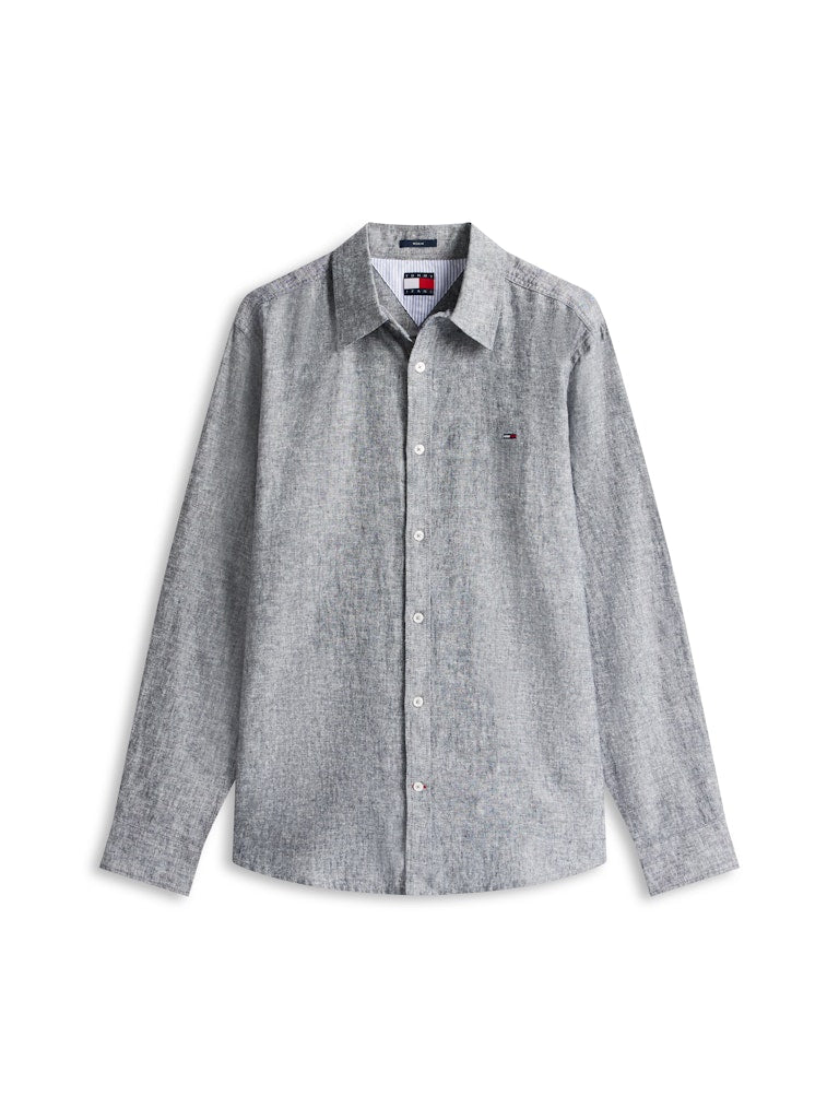 TJM REG LINEN BLEND SHIRT EXT Kauluspaita