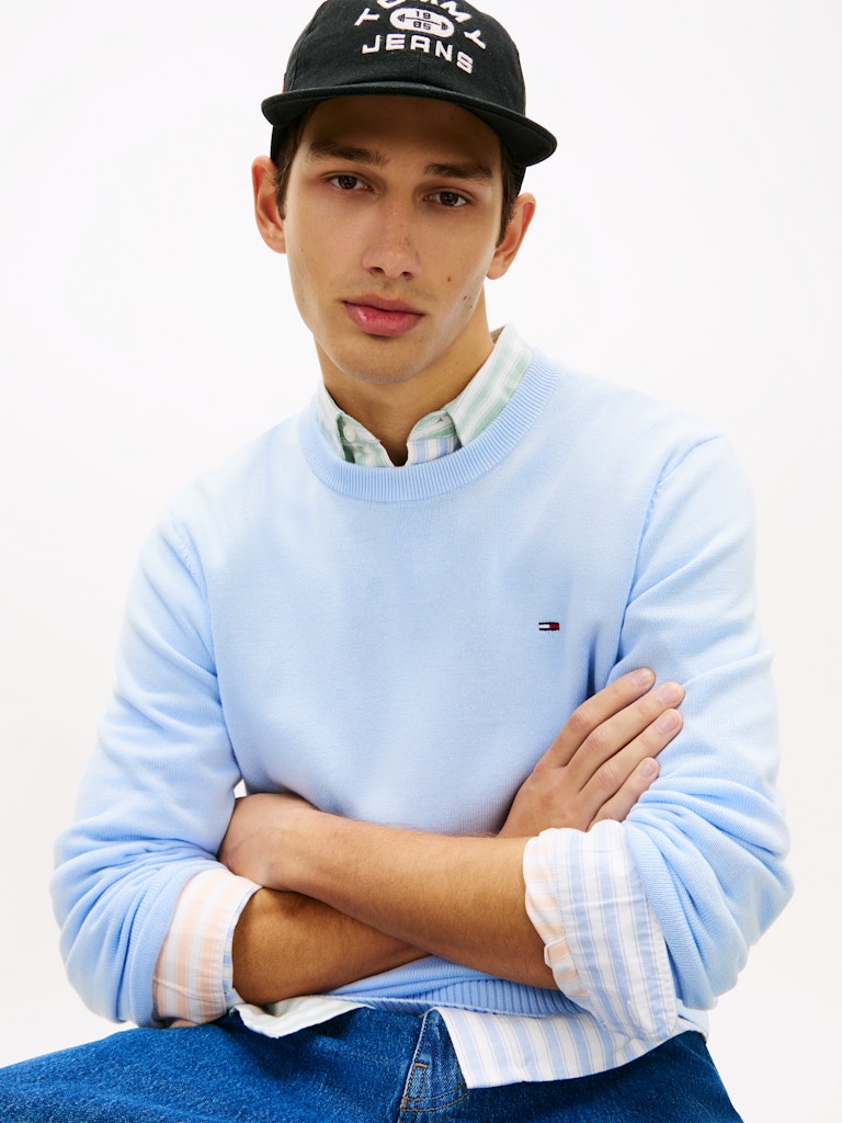 TJM SLIM ESS LIGHT SWEATER EXT Neulepusero