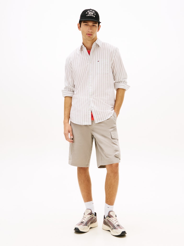 TJM REGULAR FIT STRIPE OXFORD SHIRT Kauluspaita
