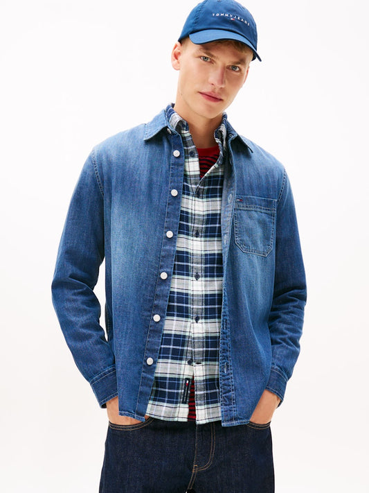 TJM DENIM REGULAR FIT SHIRT EXT Farkkupaita