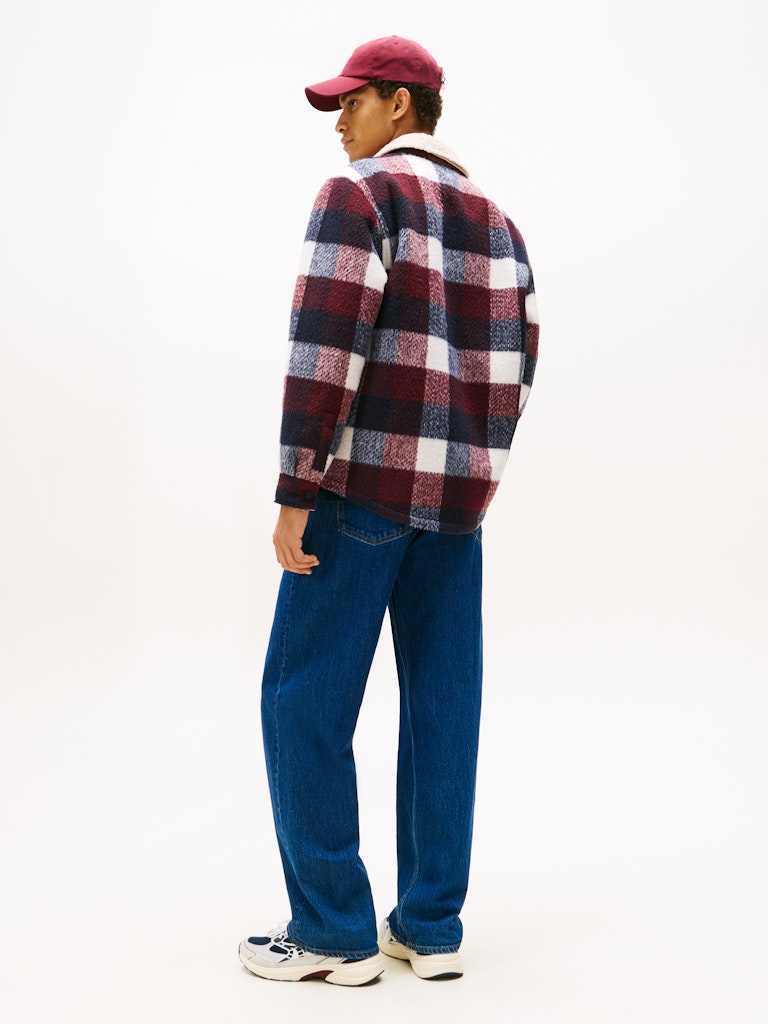 TJM CHECK TEDDY OVERSHIRT EXT Paitatakki