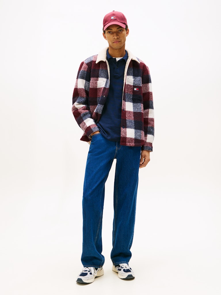 TJM CHECK TEDDY OVERSHIRT EXT Paitatakki