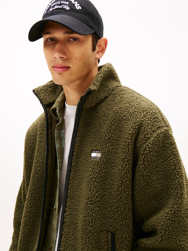 TJM RLX BADGE ZIP-THRU TEDDY EXT Teddytakki