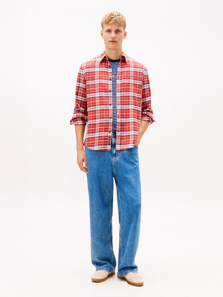 TJM REG FLANNEL CHECK SHIRT EXT Flanellipaita