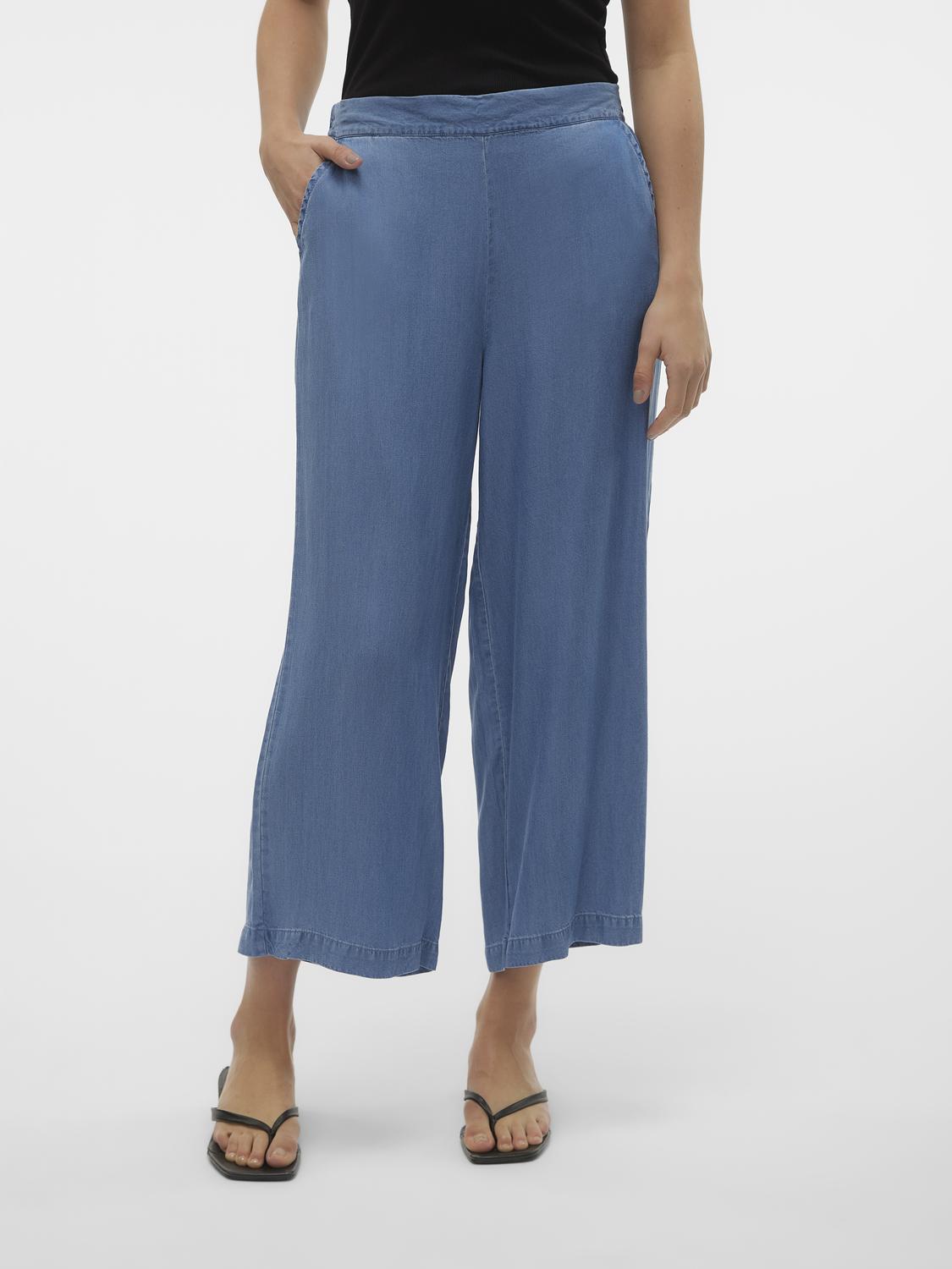 VMBREE MW WIDE CULOTTE PANTS GA Housut