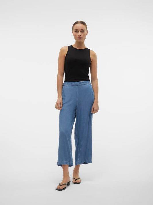 VMBREE MW WIDE CULOTTE PANTS GA Housut