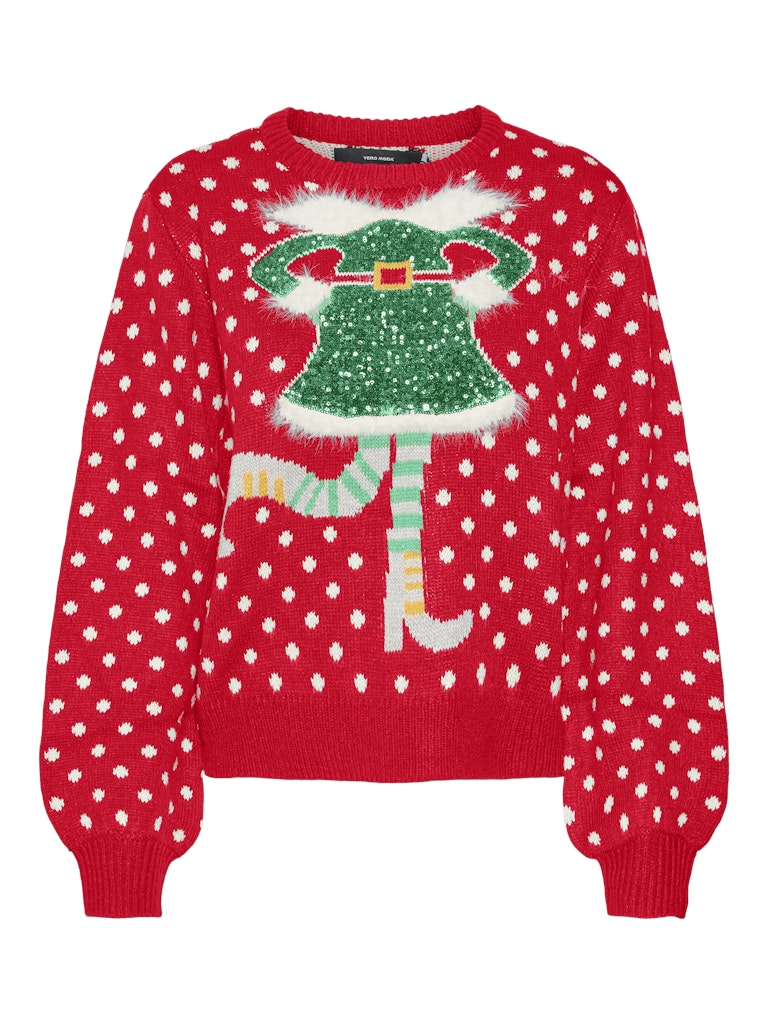 VMSPARKLE ELFIE LS O-NECK PULL. XMAS Jouluneule