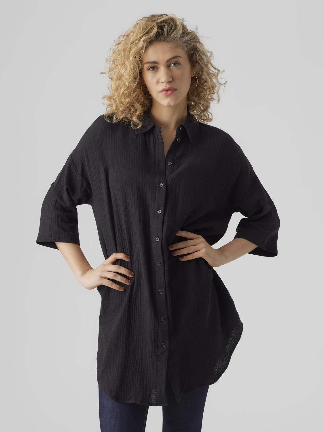 VMNATALI 3/4 LONG OVERSHIRT Tunika