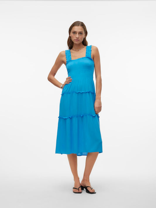 VMMENNY SL SMOCK CALF DRESS WVN GA Mekko