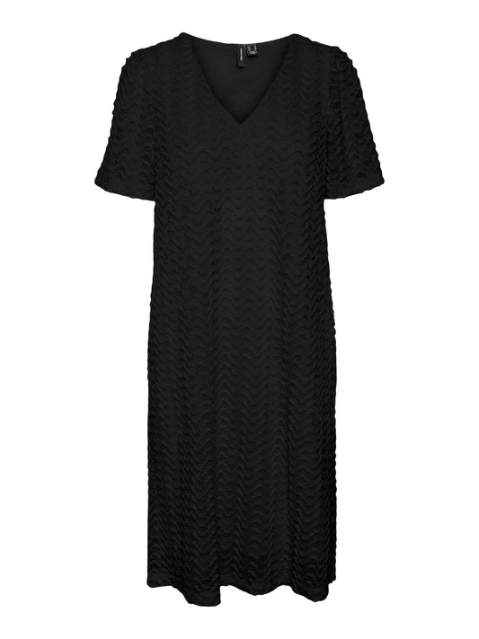 VMSOLDE S/S V-NECK SHORT DRESS WVN BTQ Mekko
