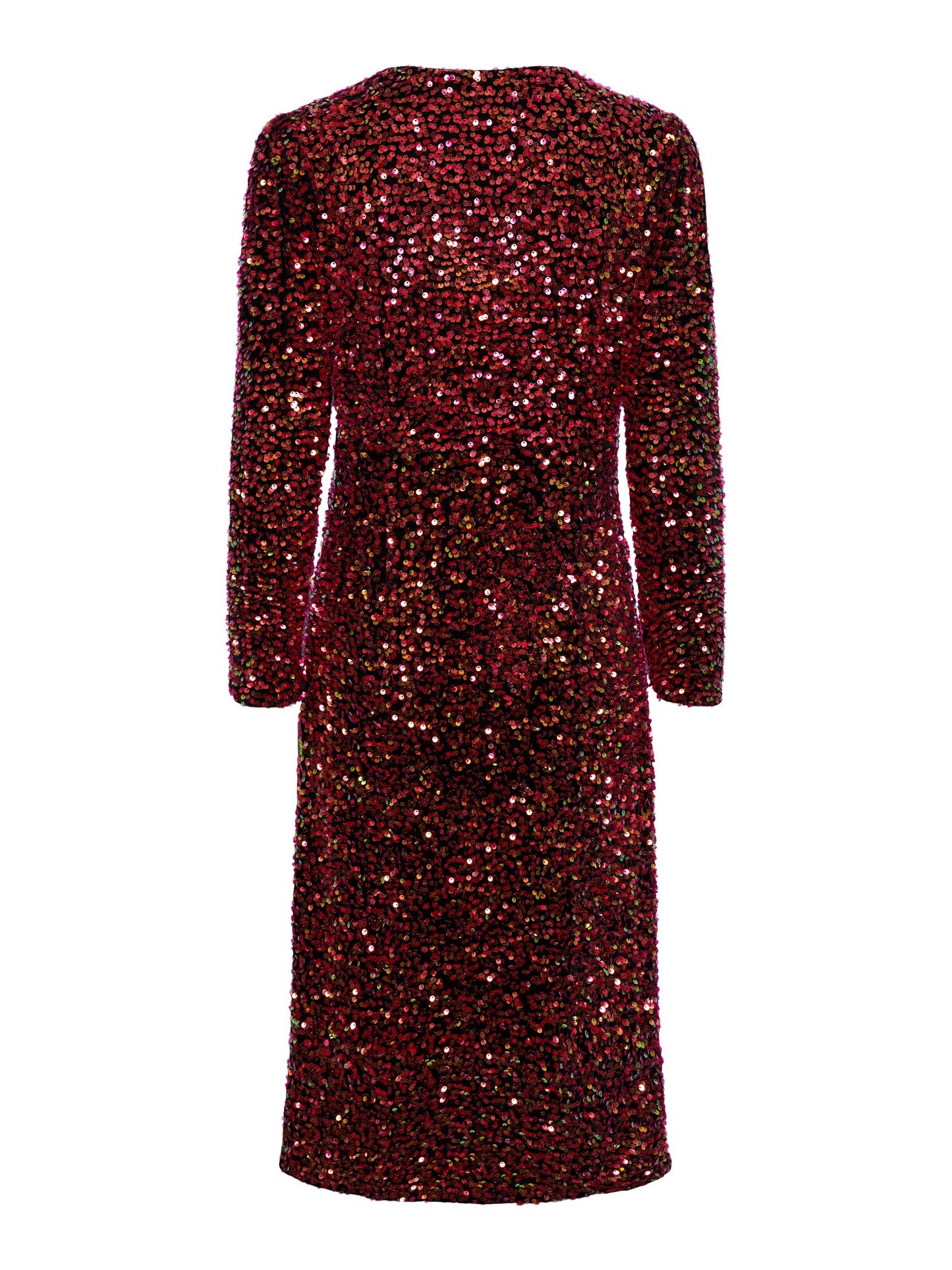 YASPINKO SEQUIN LS MIDI DRESS-SHOW Mekko