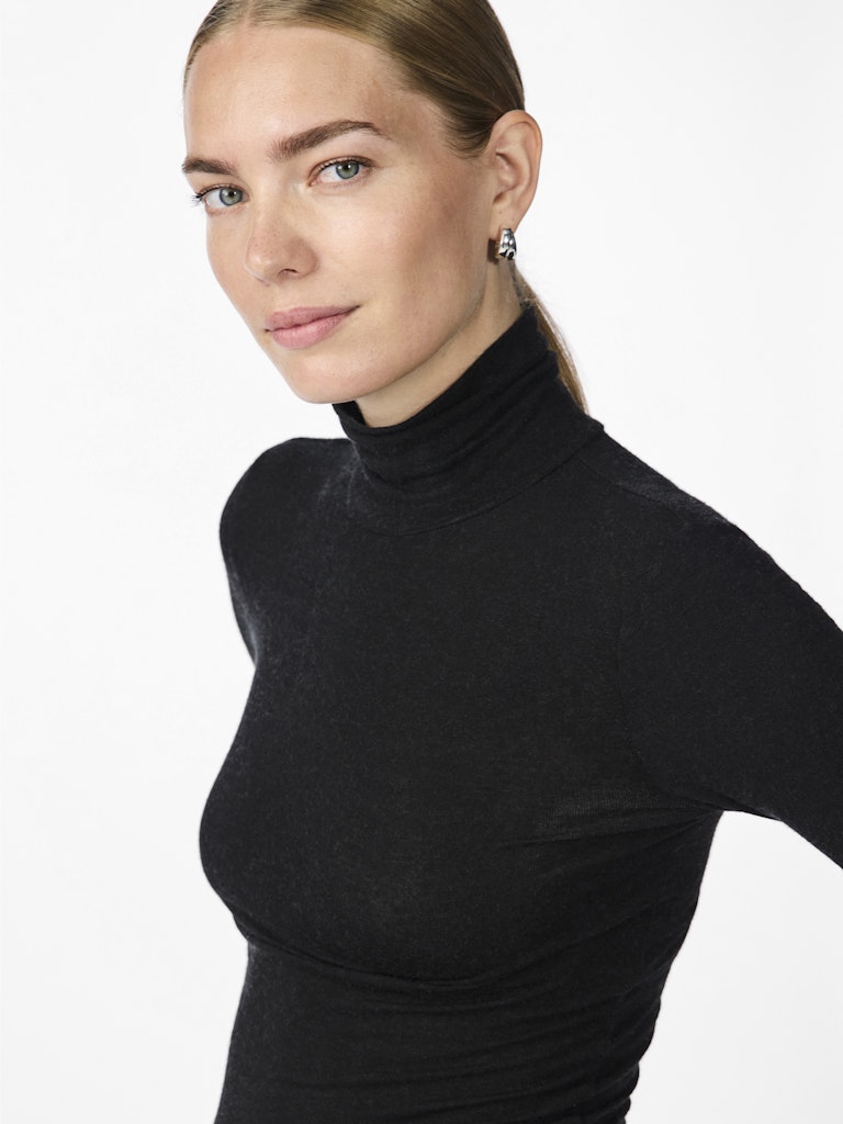 YASWOOLA LS HIGH NECK TOP NOOS Poolopaita