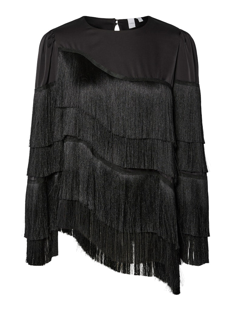 YASPELLA FRINGE LS TOP Pusero