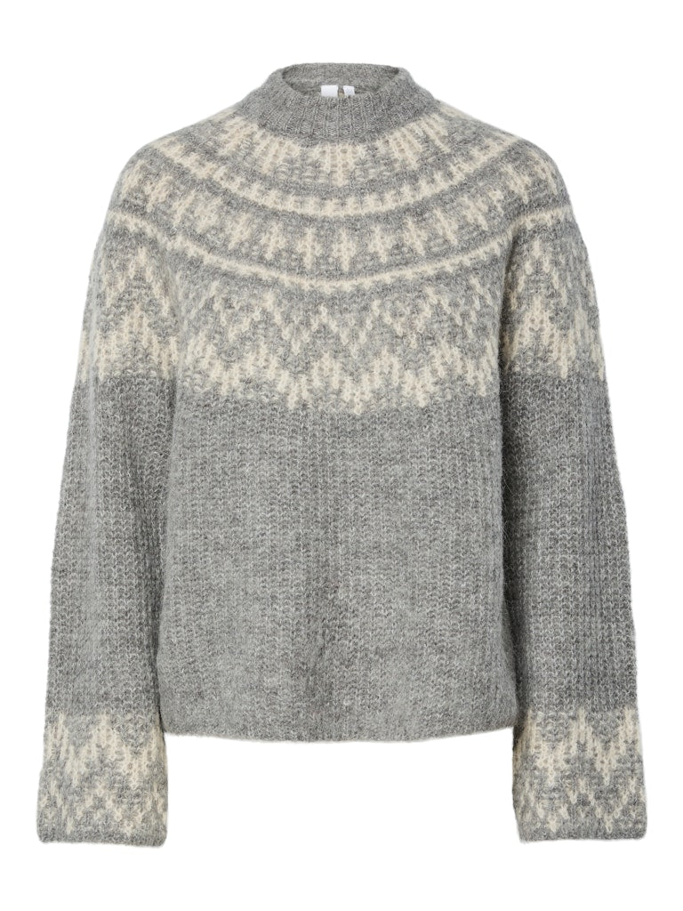 YASLIRI LS WOOL BLEND KNIT PULLOVER Villapaita