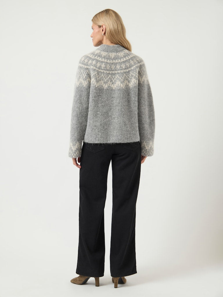 YASLIRI LS WOOL BLEND KNIT PULLOVER Villapaita