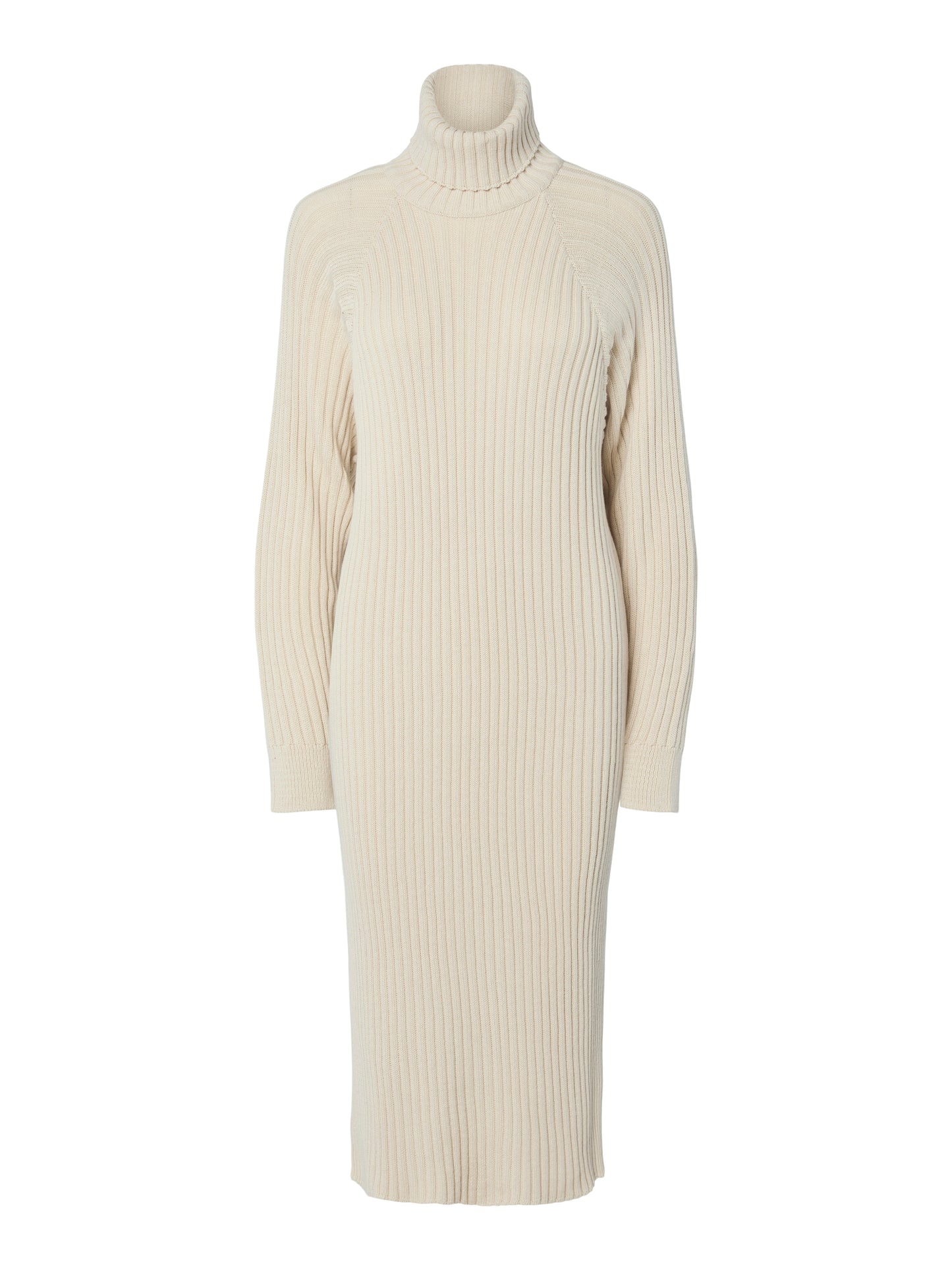 YASMAVI KNIT MIDI ROLLNECK DRESS NOOS Neulemekko