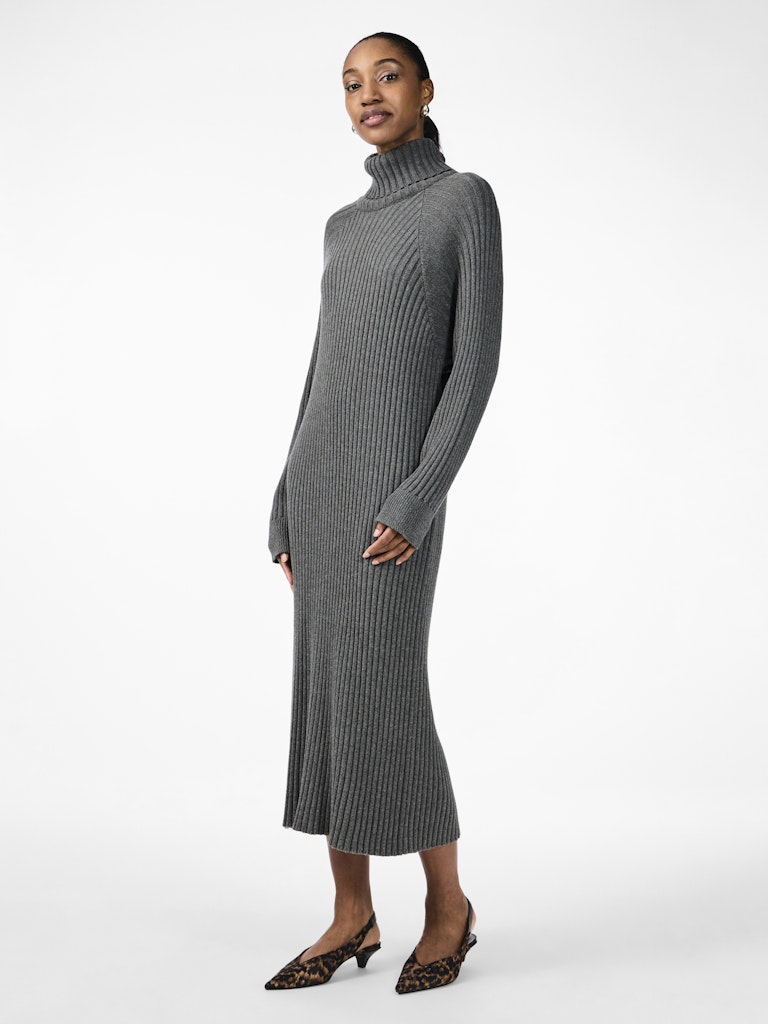 YASMAVI KNIT MIDI ROLLNECK DRESS NOOS Neulemekko