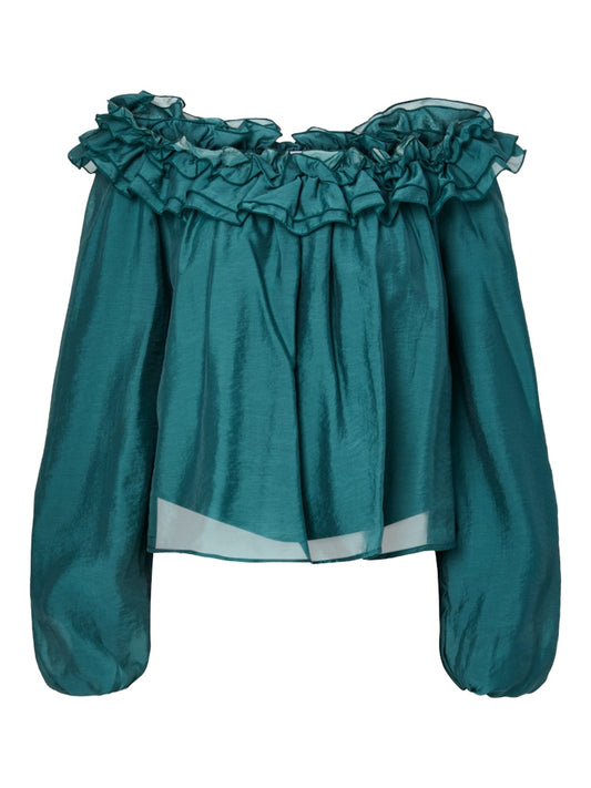 YASVALLO LS TOP S. Off shoulder pusero